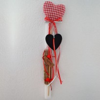 Δες το προϊόν: Λαμπάδα με στικ καρδιά - Cuoreland.gr